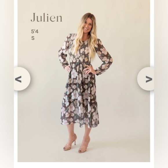 Jilly Box Dress in Dark Vintage floral, Size Small - Picture 4 of 4